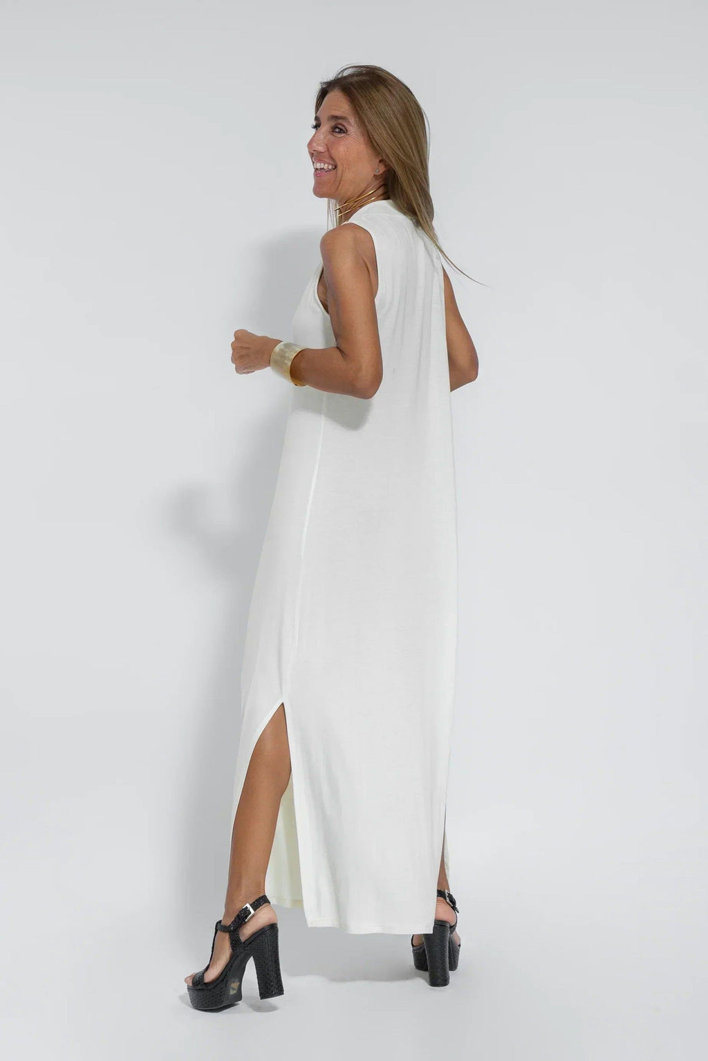 Mireille Vex | Women's Slimming Dress with Cardigan