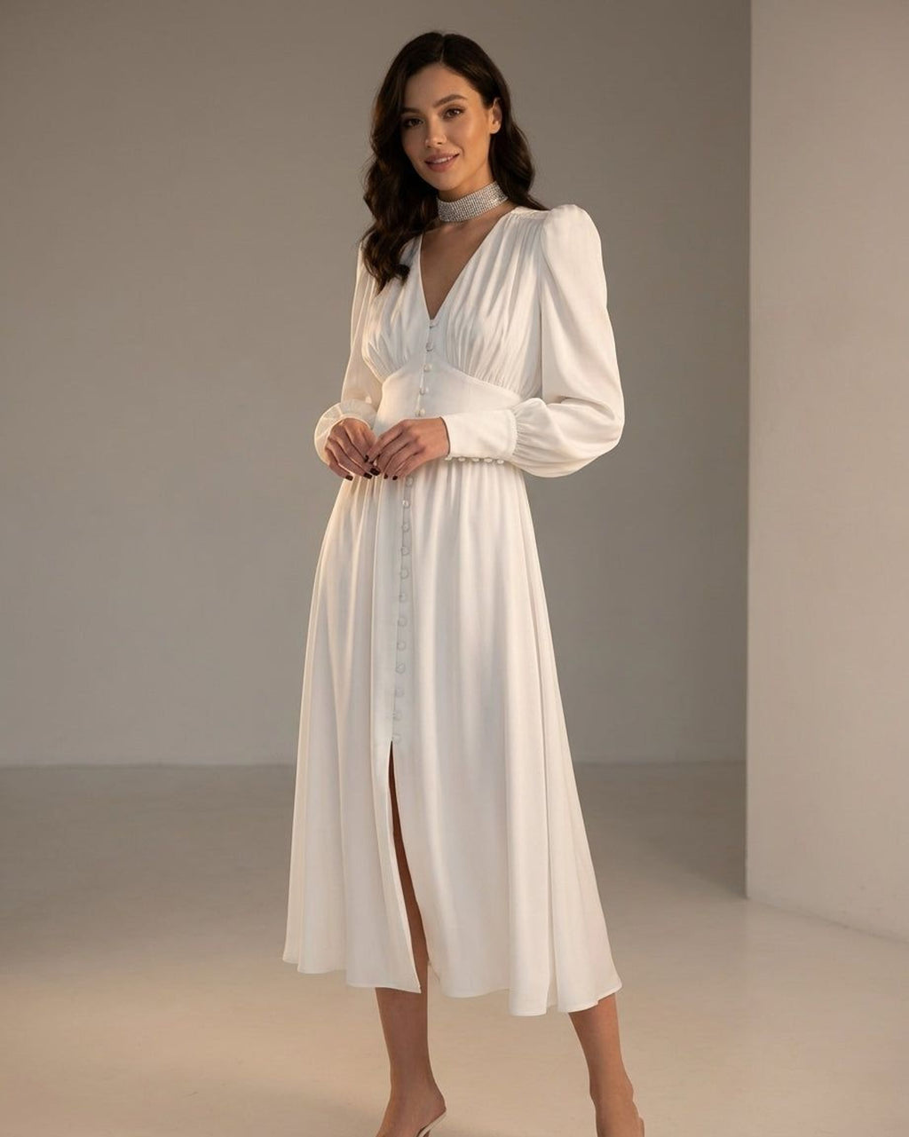 Elodie Varn | Women's Elegant Satin Dress