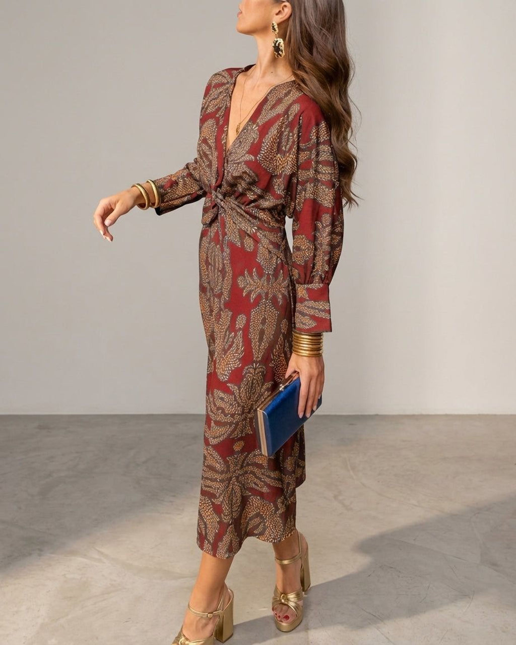 Marielle Vant | Women's Elegant Blue Dress