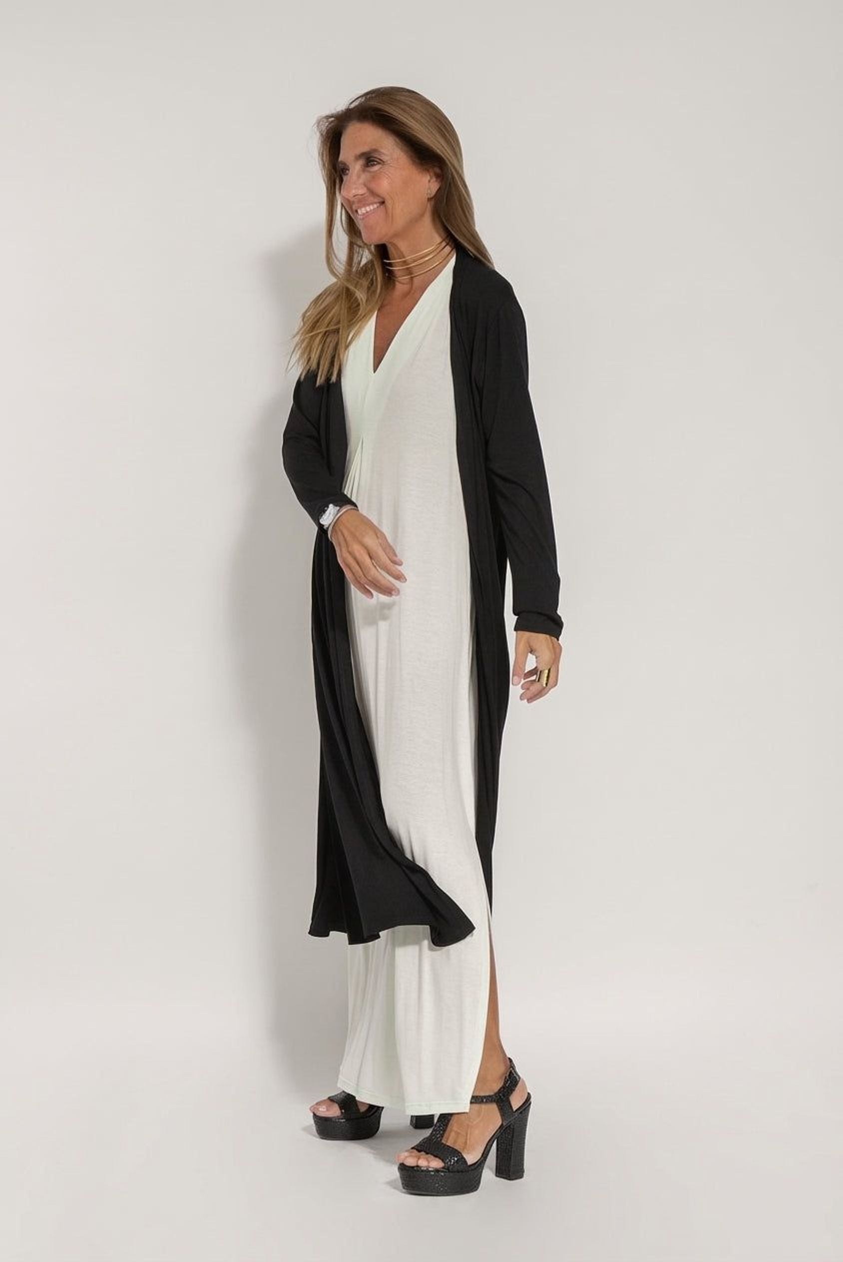 Mireille Vex | Women's Slimming Dress with Cardigan