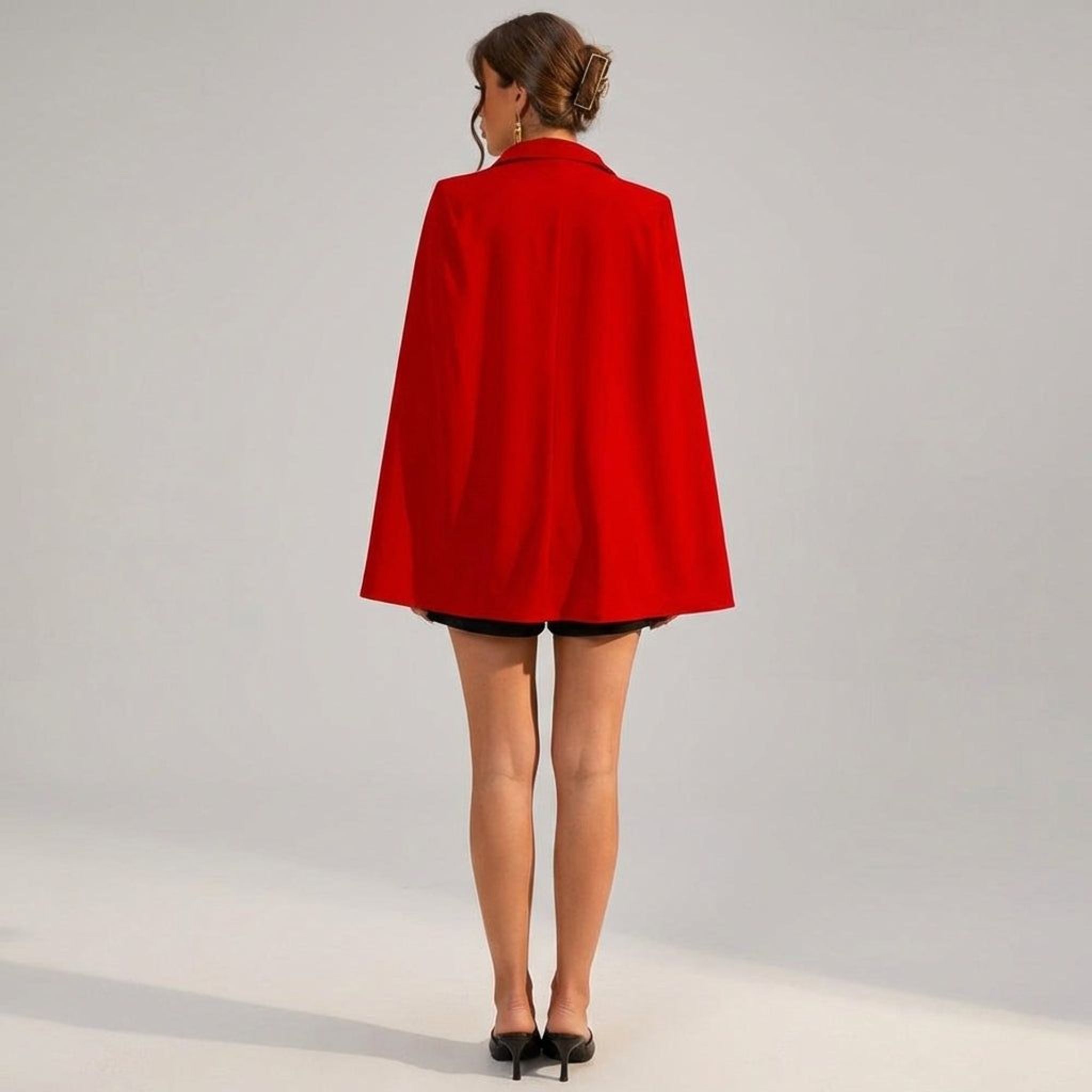 Elodie Vire | Women's Cape Blazer Mini Dress