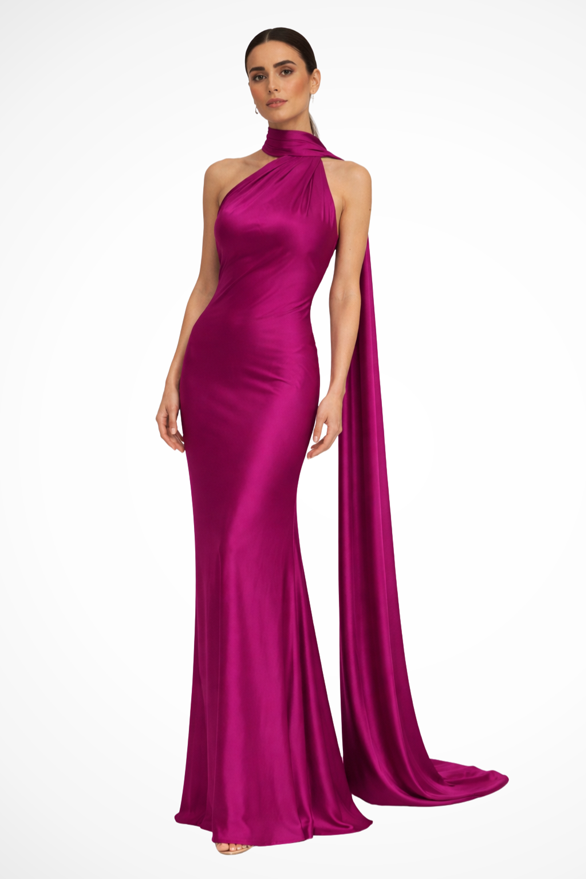 Elodie Varn | Women's Halter Neck Maxi Dress