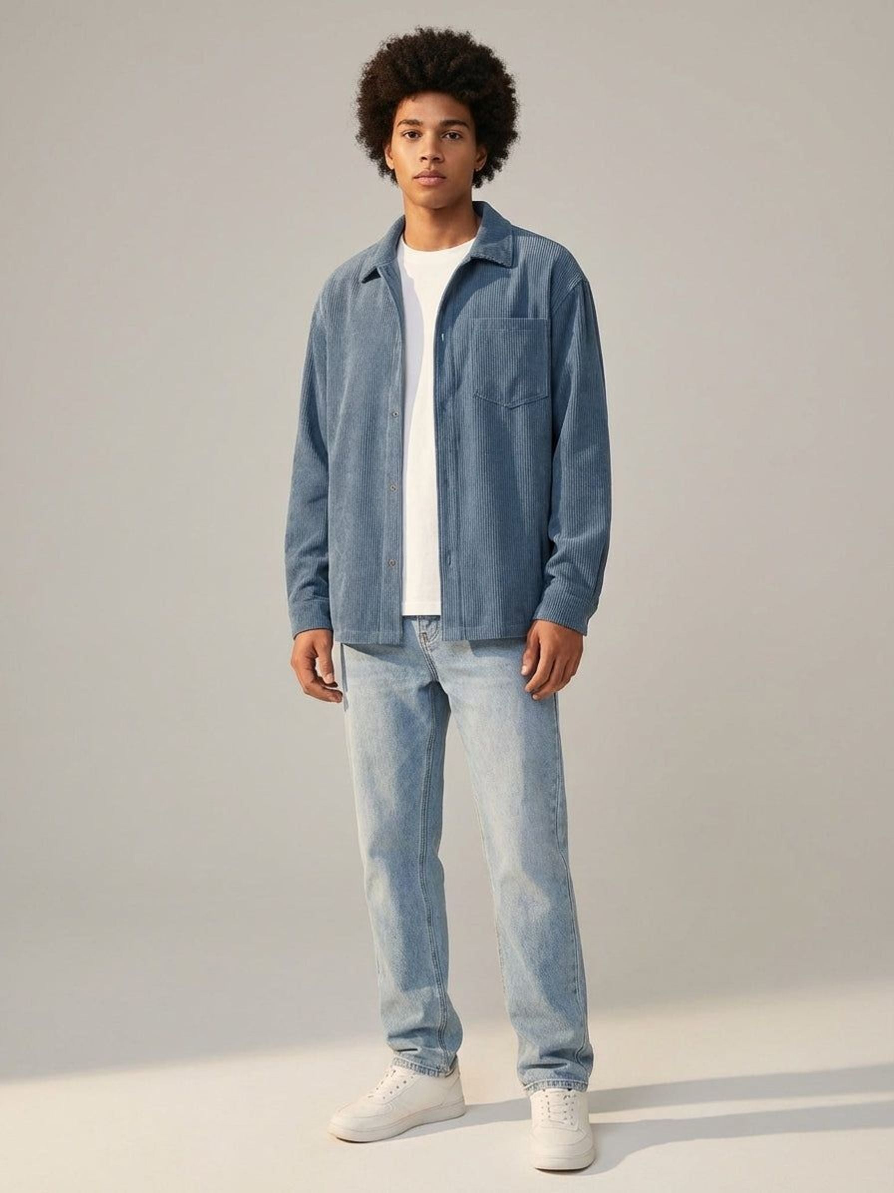 Luca Varn | Men's Corduroy Cargo Shorts Brown