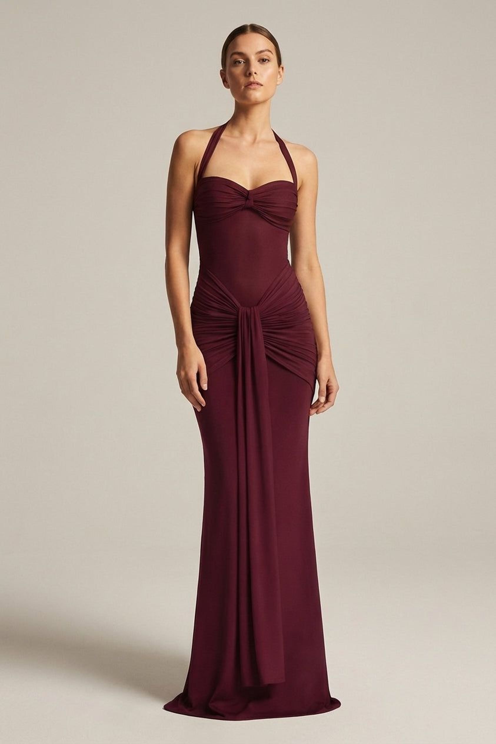 Elodie Vesper | Women's Halter Neck Maxi Dress