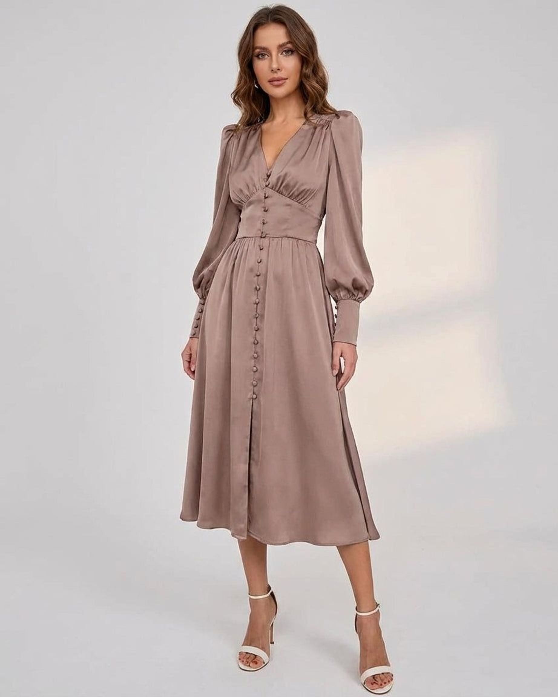 Elodie Varn | Women's Elegant Satin Dress