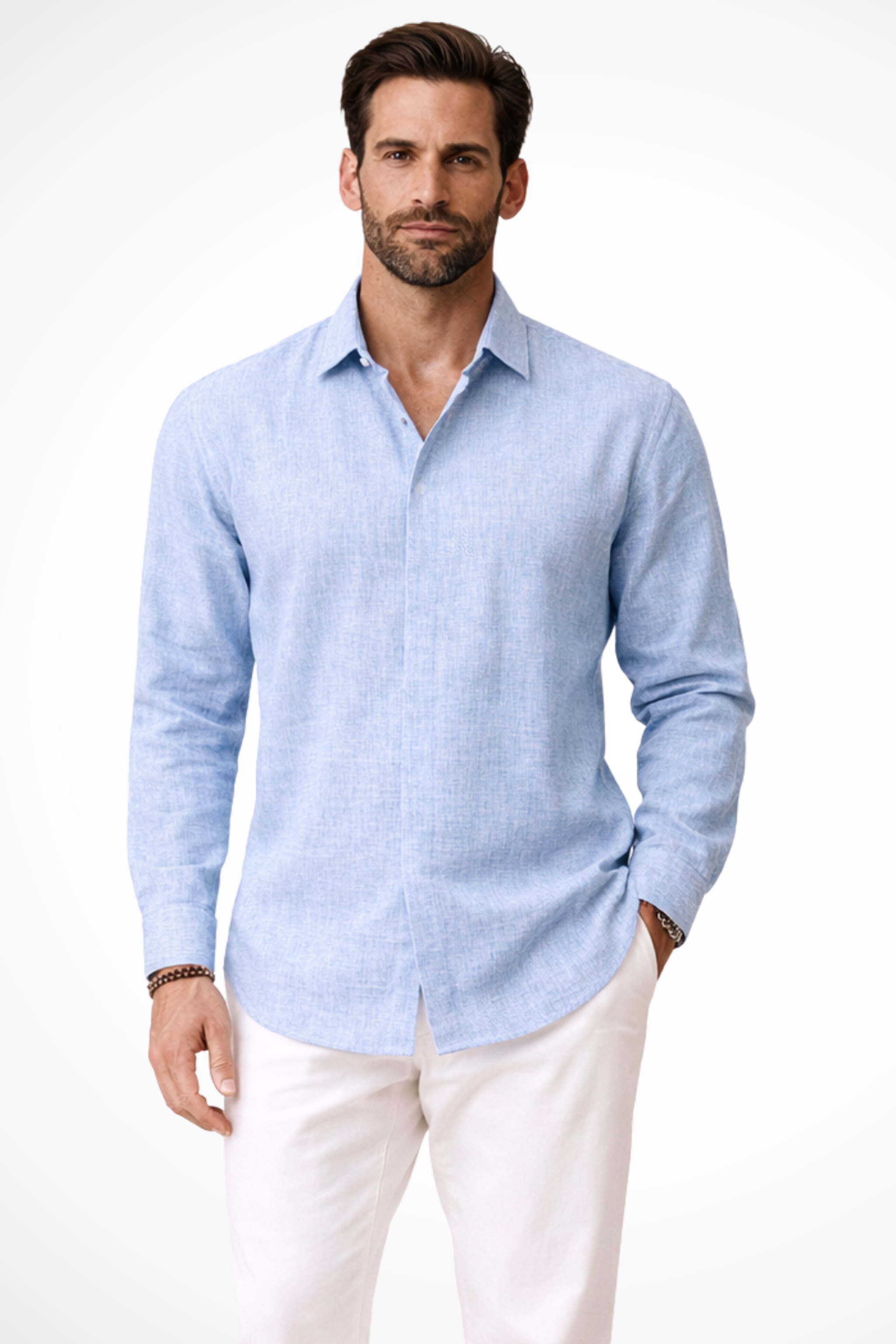 Rafael Brin | Men's Long Sleeve Button-Up Shirt