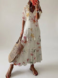 Clara Ventis | Women's Bohemian Maxi Dress