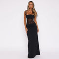 Amélie Vire | Women's Long Lace Floral Dress
