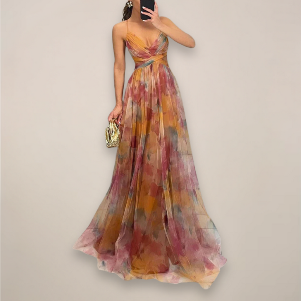 Céleste Vair | Women's Floral Maxi Dress