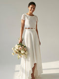 Léa Vynn | Women's White Two-Piece Bridal Gown
