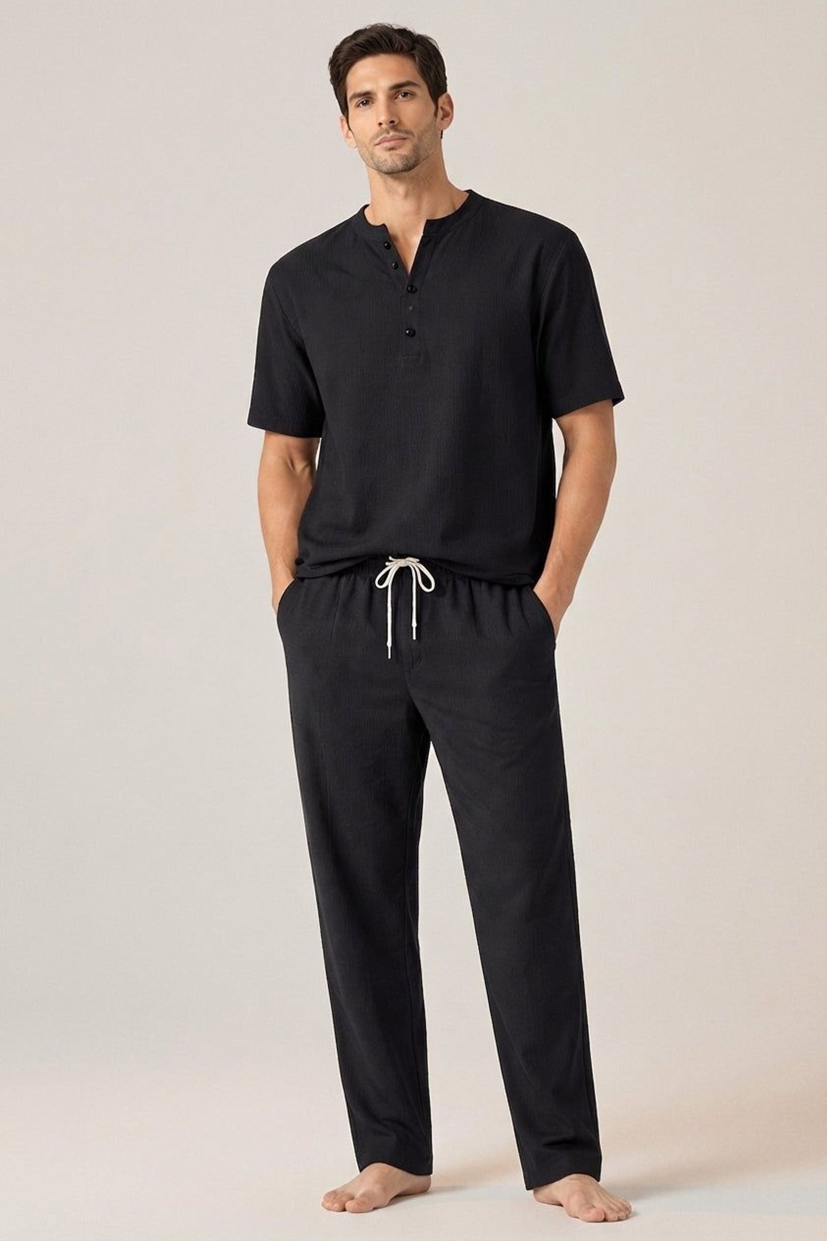 Ronan Vale | Men's Cotton Linen Summer Set