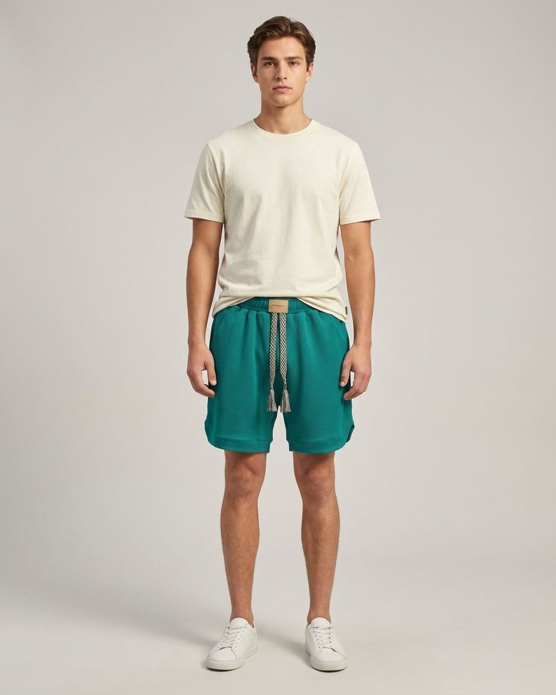 Lorenzo Vex | Men's Waffle Knit Lounge Shorts