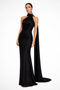 Elodie Varn | Women's Halter Neck Maxi Dress
