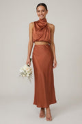 Céleste Vion | Women's Satin Evening Dress