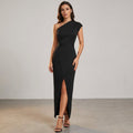 Elena Vire | Women's Elegant Asymmetrical Evening Dress