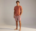 Elena Fray | Women's Summer Shorts with Palm Embroidery