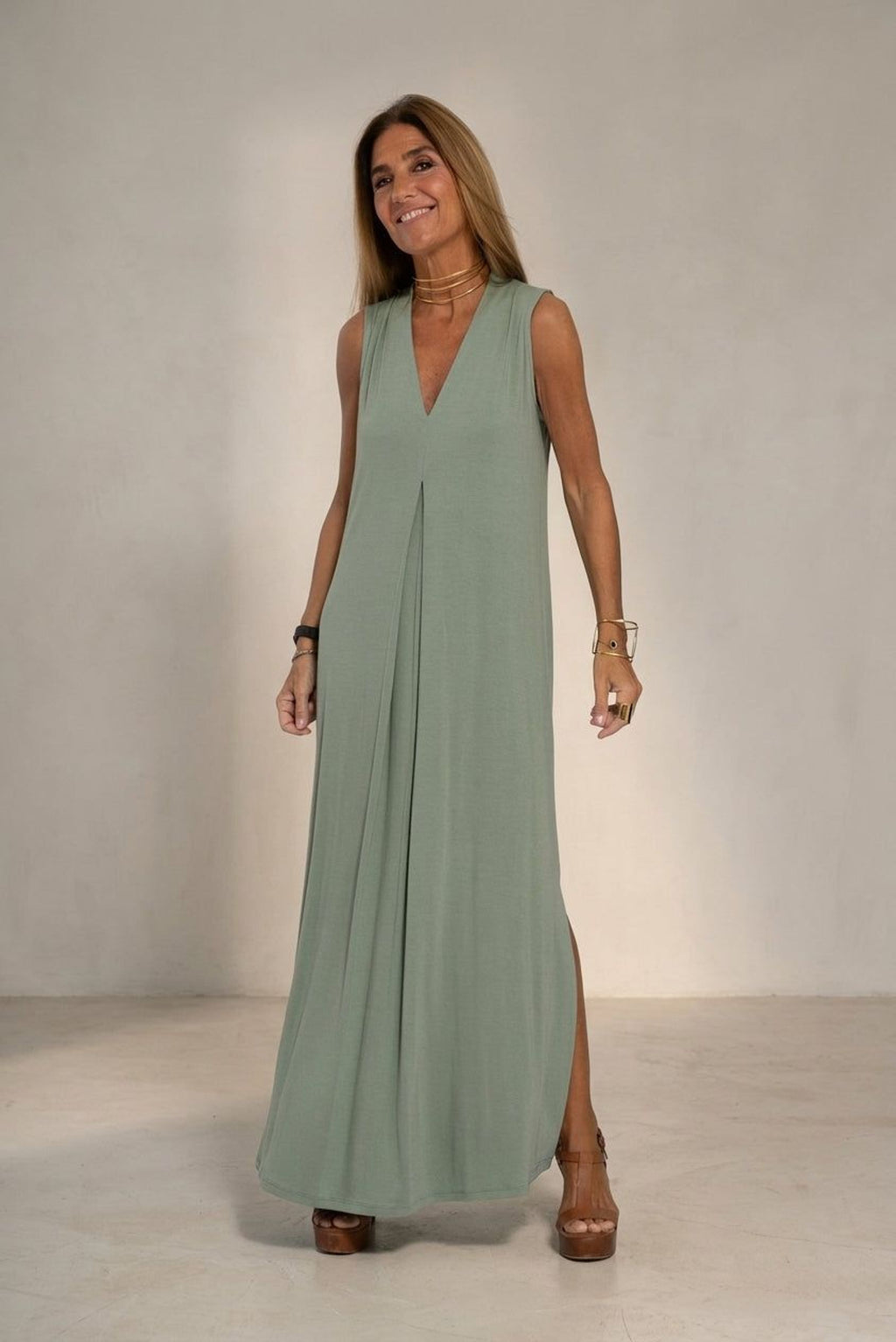 Mireille Vex | Women's Slimming Dress with Cardigan