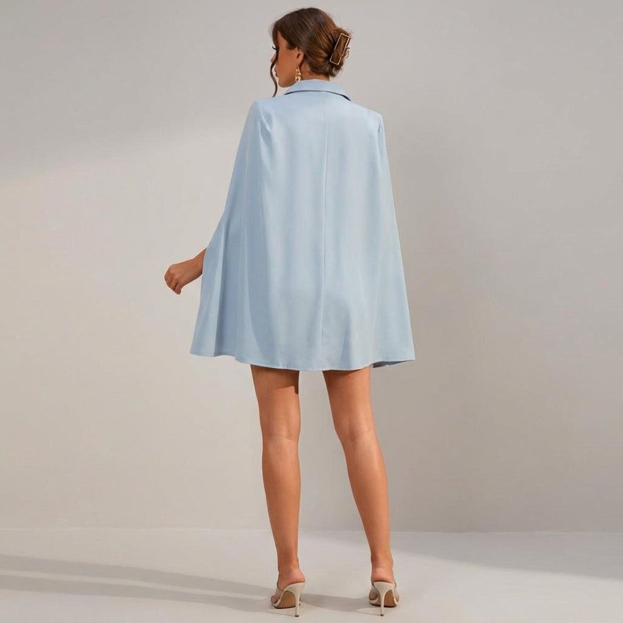 Elodie Vire | Women's Cape Blazer Mini Dress