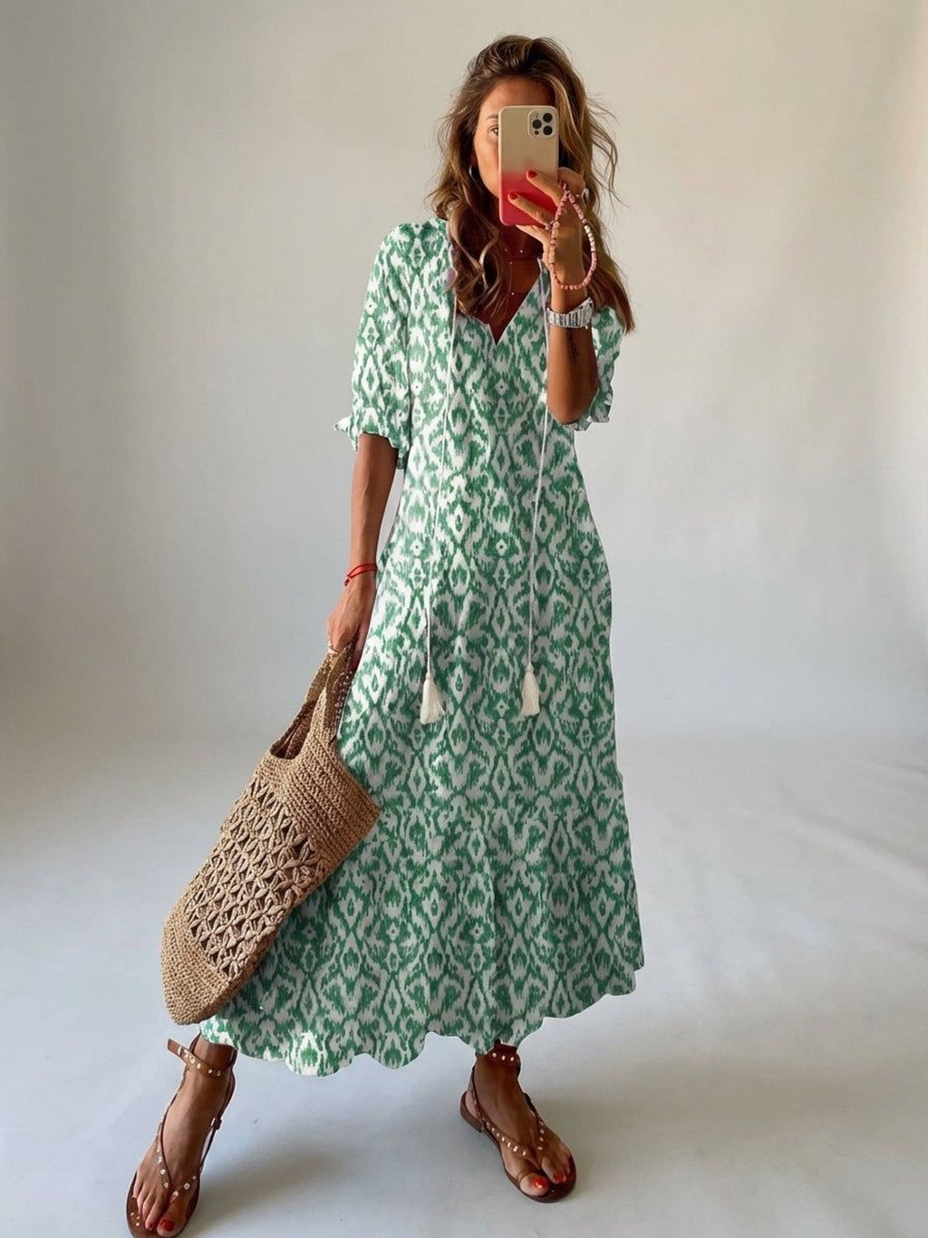 Clara Ventis | Women's Bohemian Maxi Dress