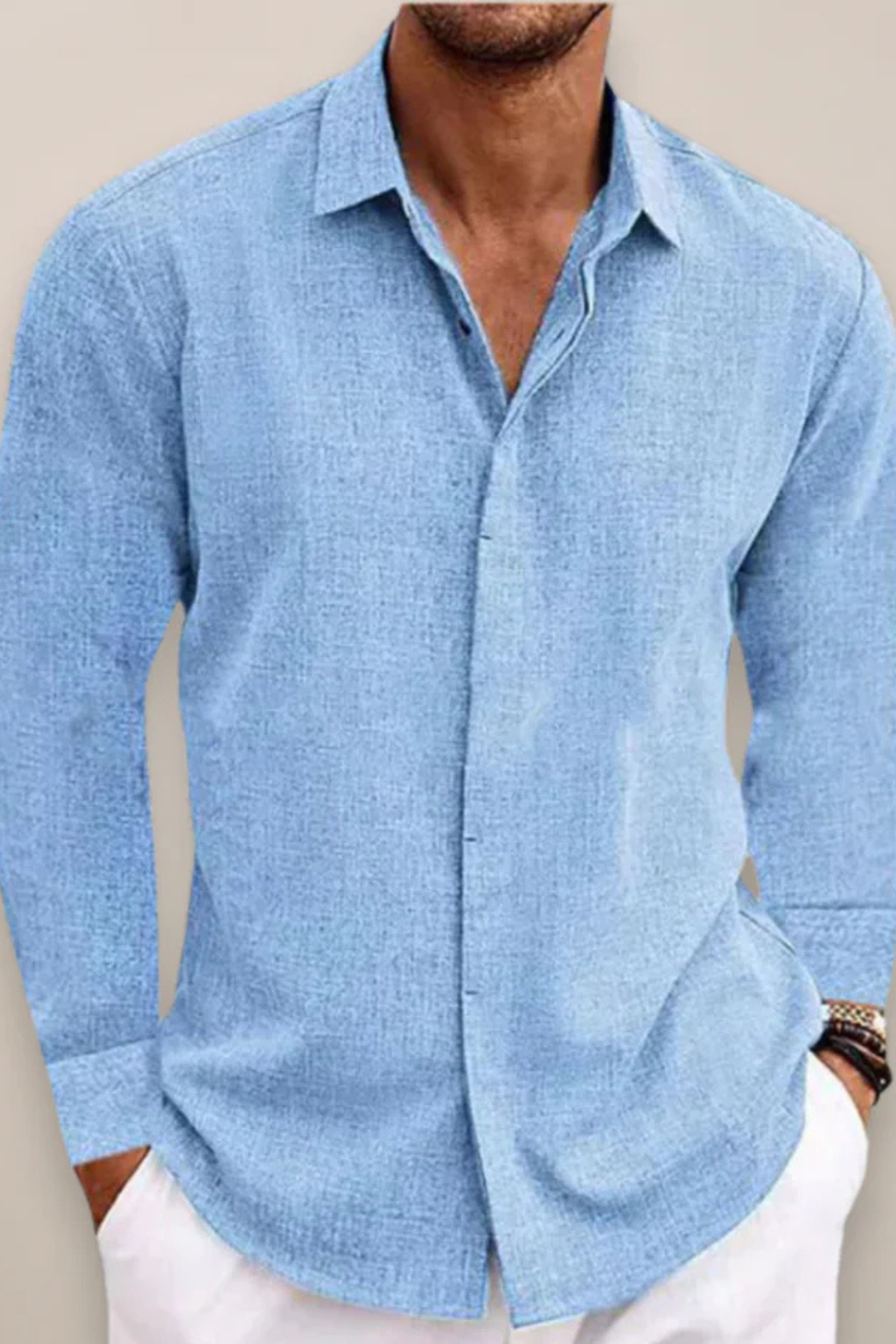 Rafael Brin | Men's Long Sleeve Button-Up Shirt