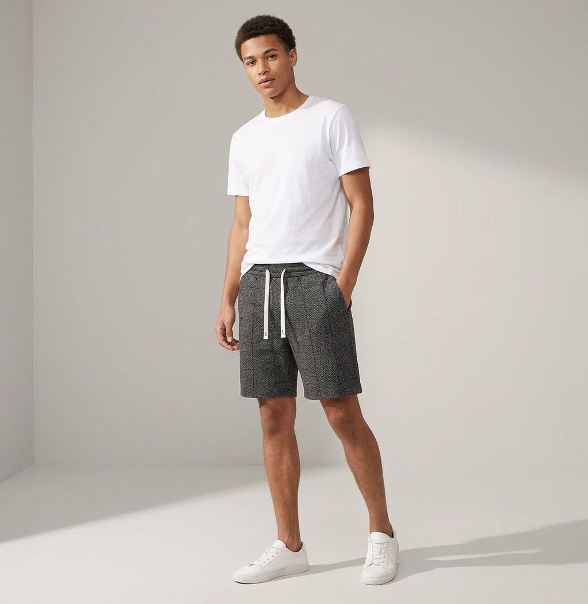 Thierry Varn | Men's Plaid Lounge Shorts