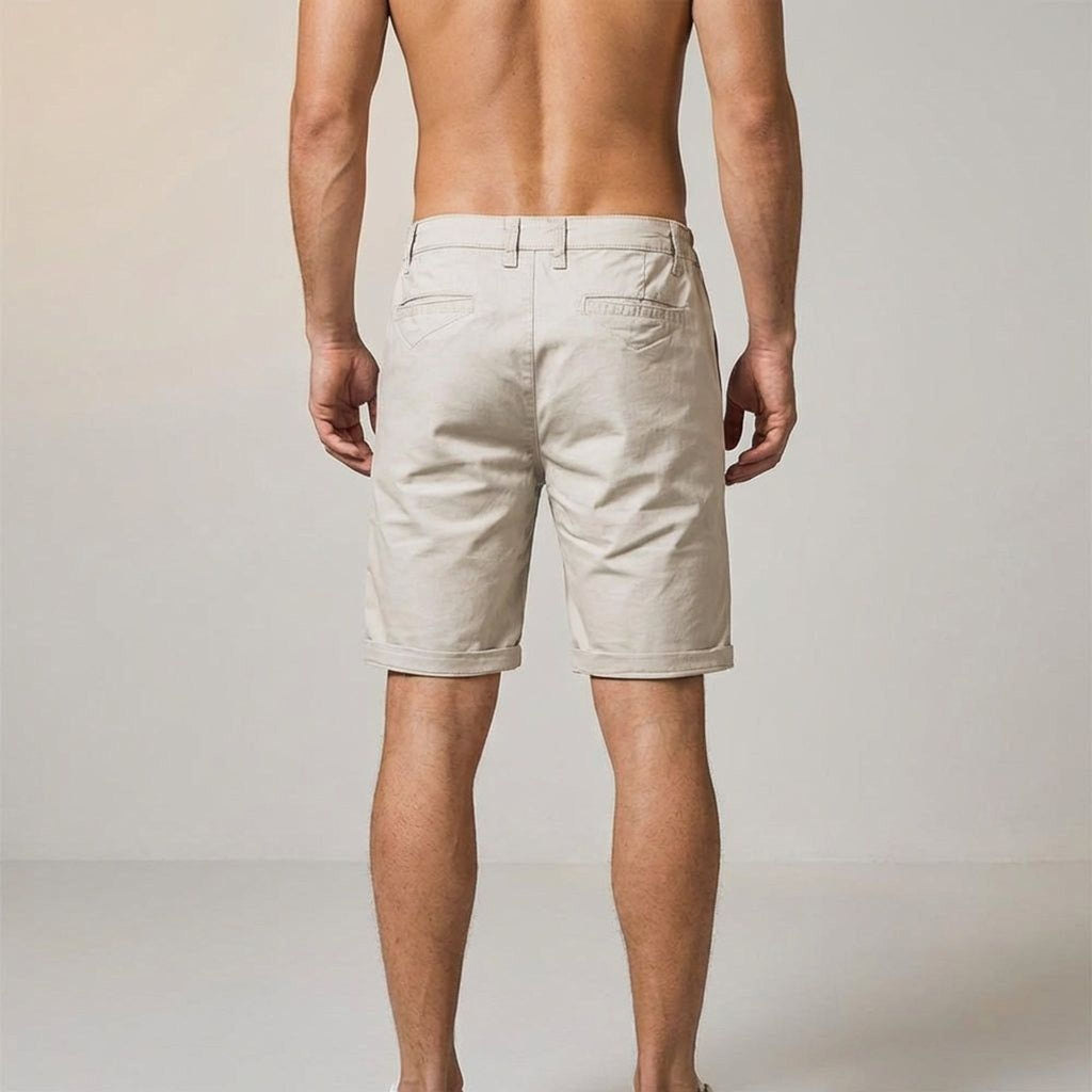 Lucien Brask | Men's Classic Casual Shorts with Stretch Waist