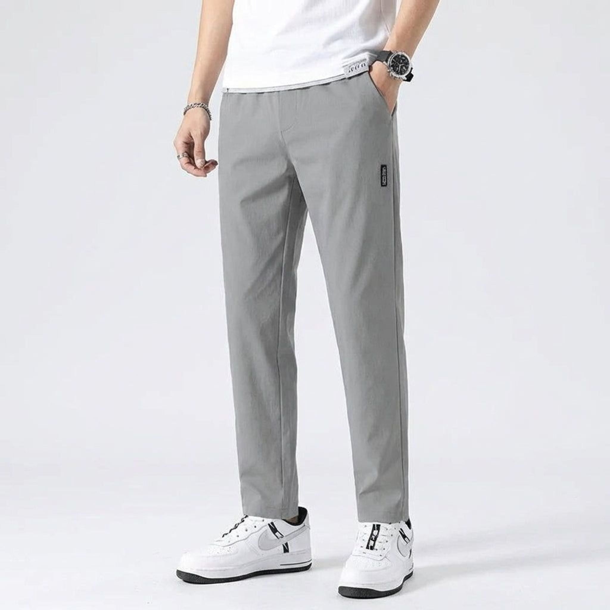 Lorian Vex | Men's Sporty Jogging Pants with Drawstring