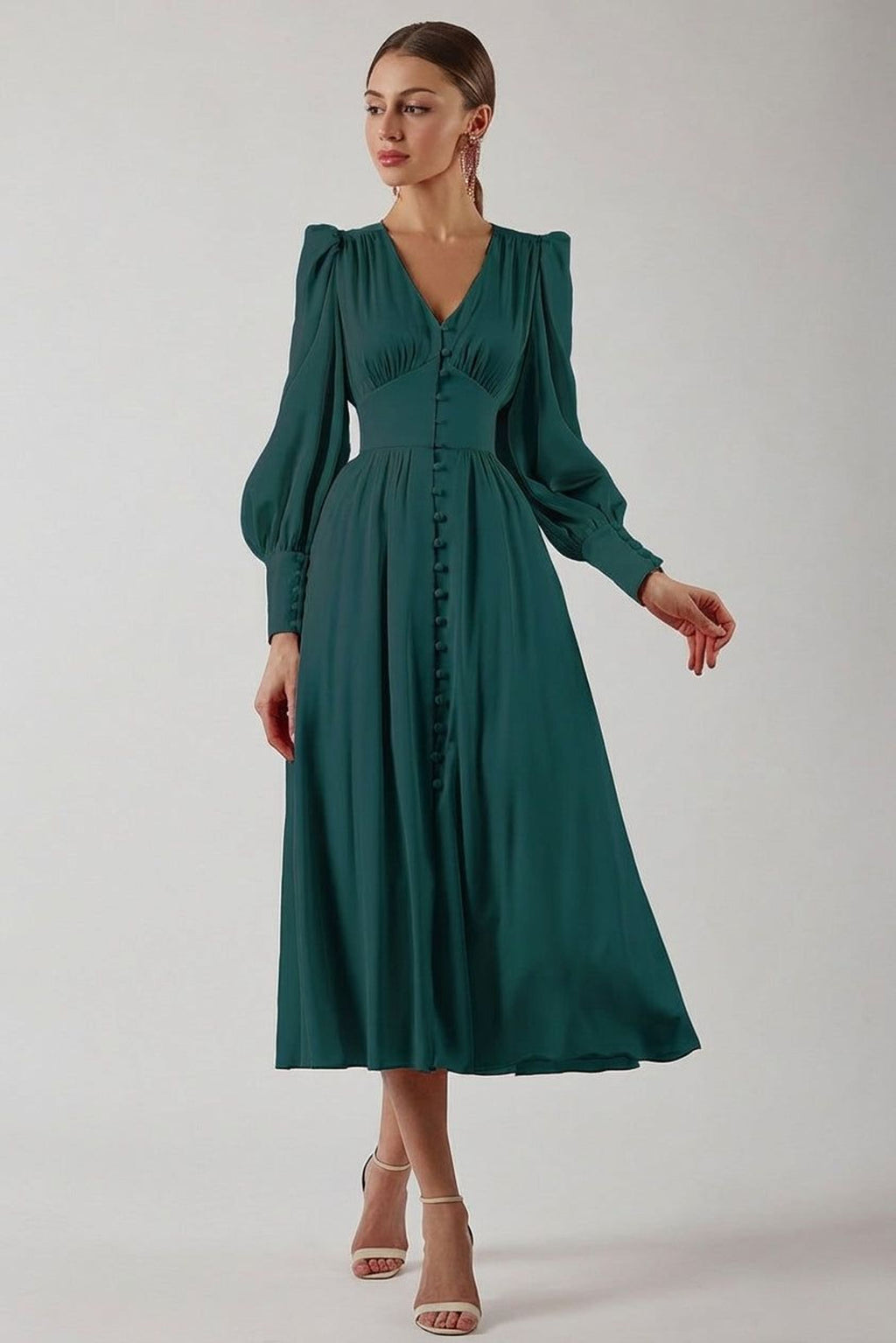 Elodie Varn | Women's Elegant Satin Dress
