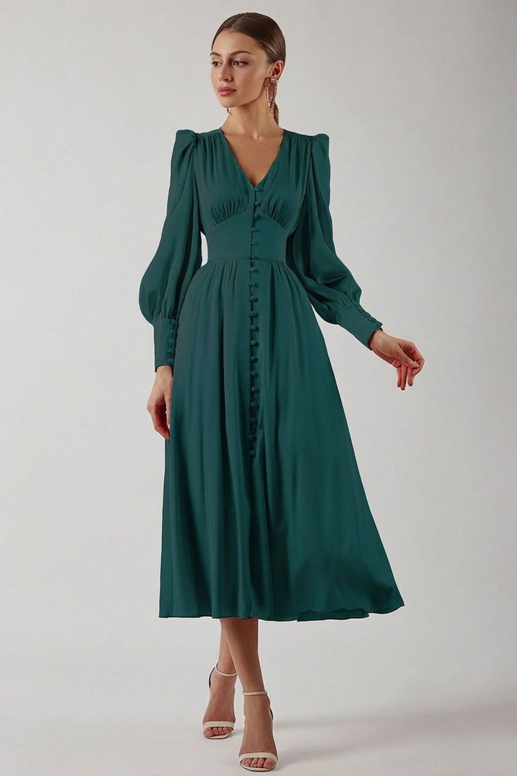 Elodie Varn | Women's Elegant Satin Dress