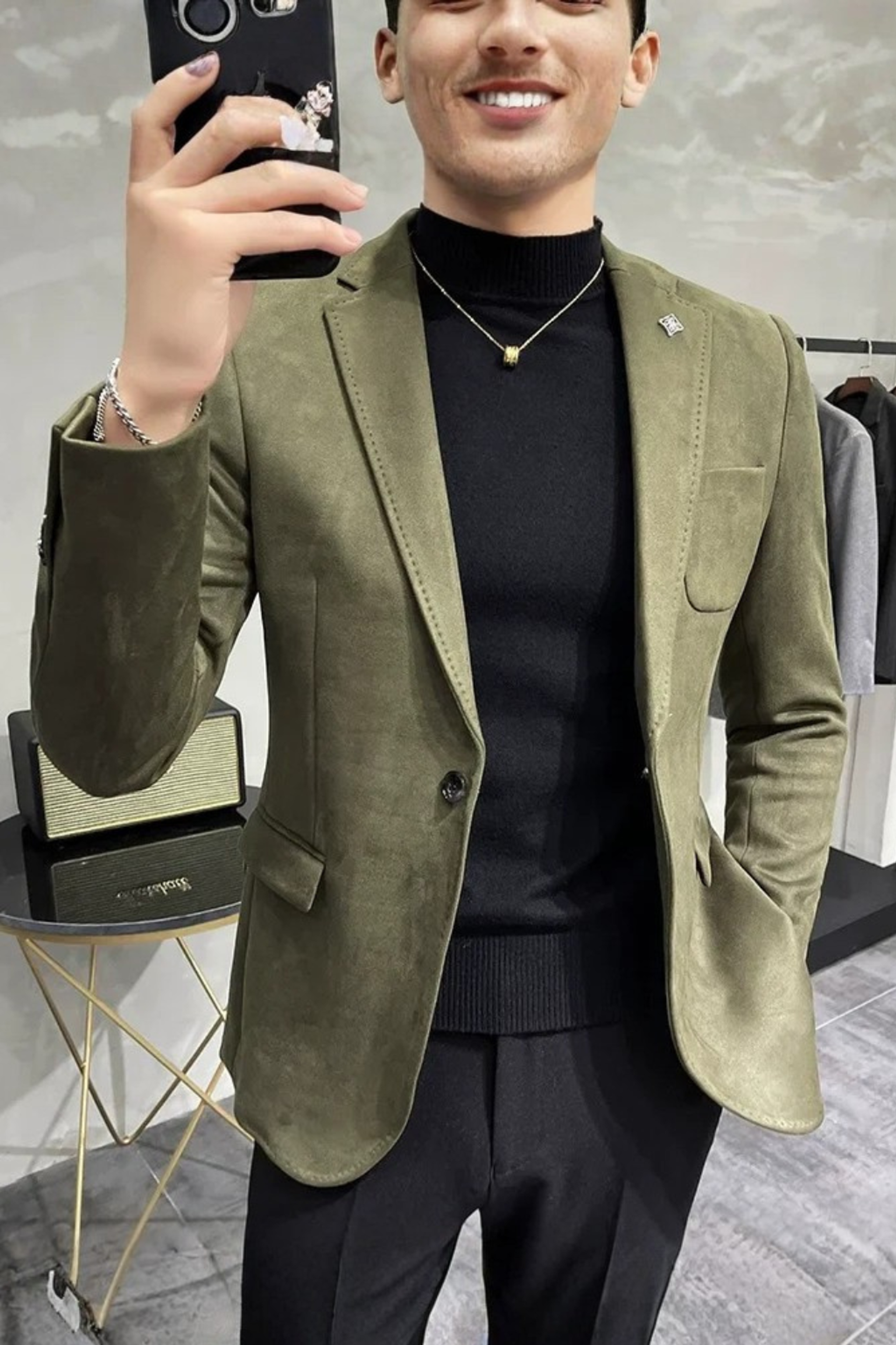 Rafael Vex | Men's Tailored Textured Blazer