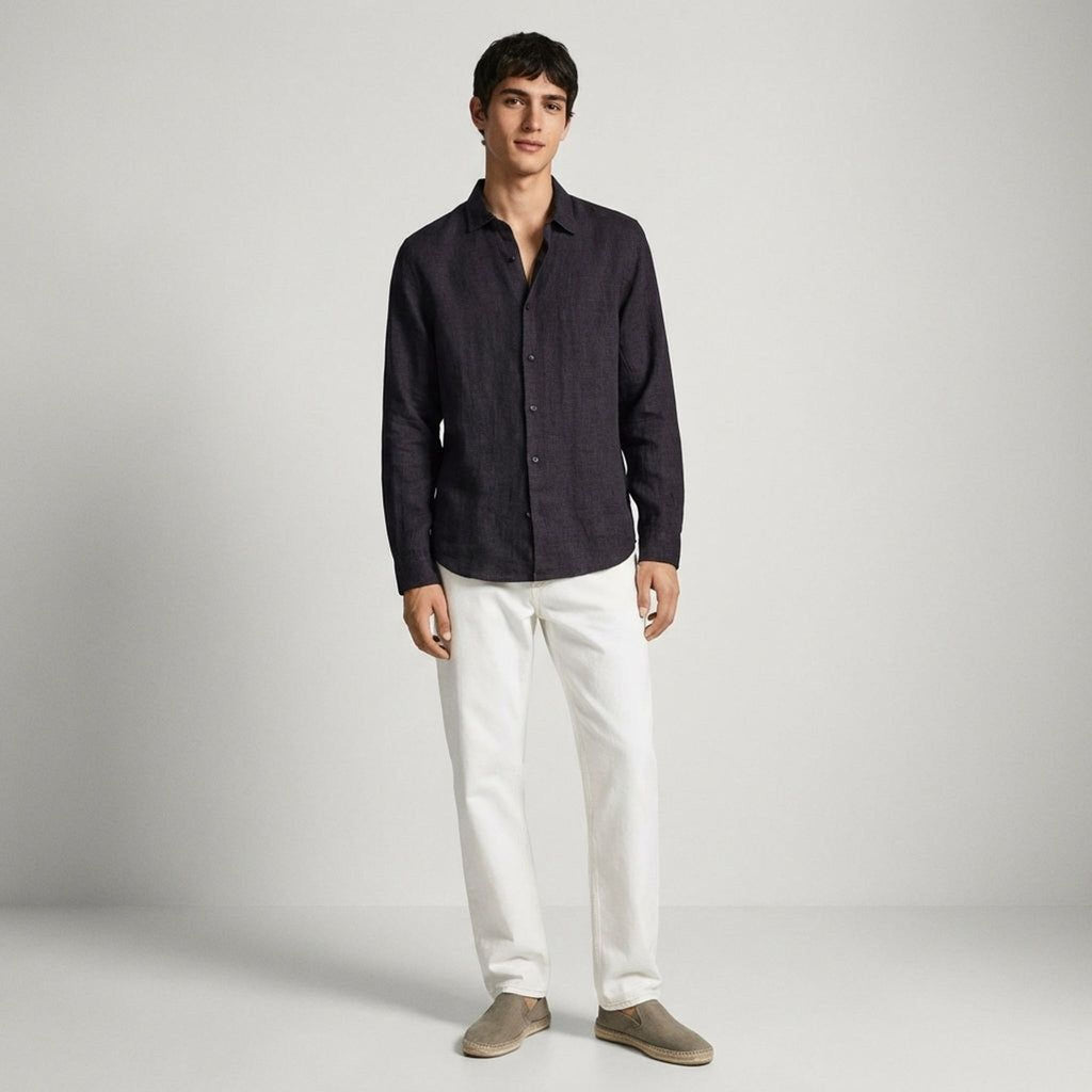 Mathis Corvo | Men's Classic Fit Linen Shirt