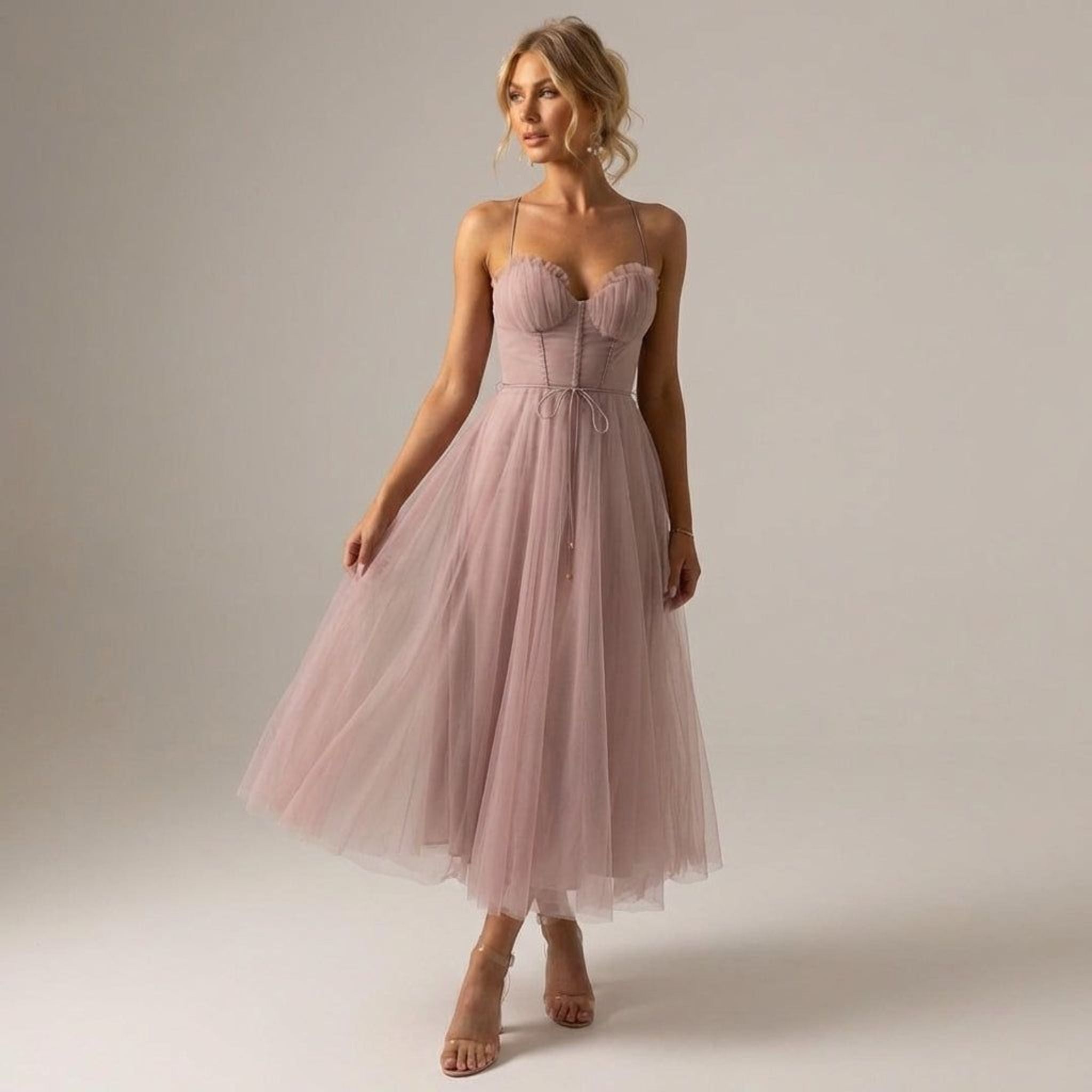 Isabelle Kren | Women's Elegant Midi Evening Dress