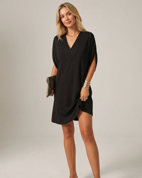 Amélie Vex | Women's Elegant Dress with Split Sleeves