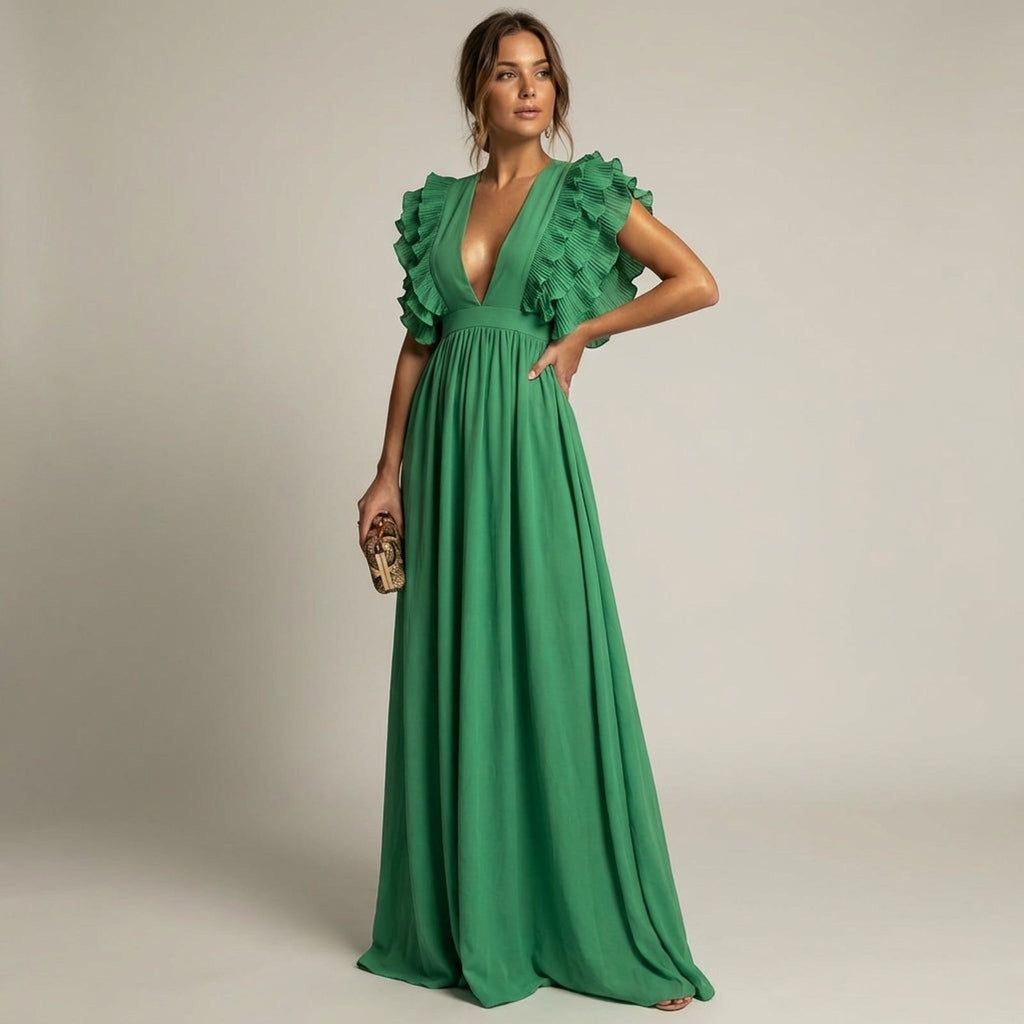 Juliette Vire | Women's Long Evening Maxi Dress