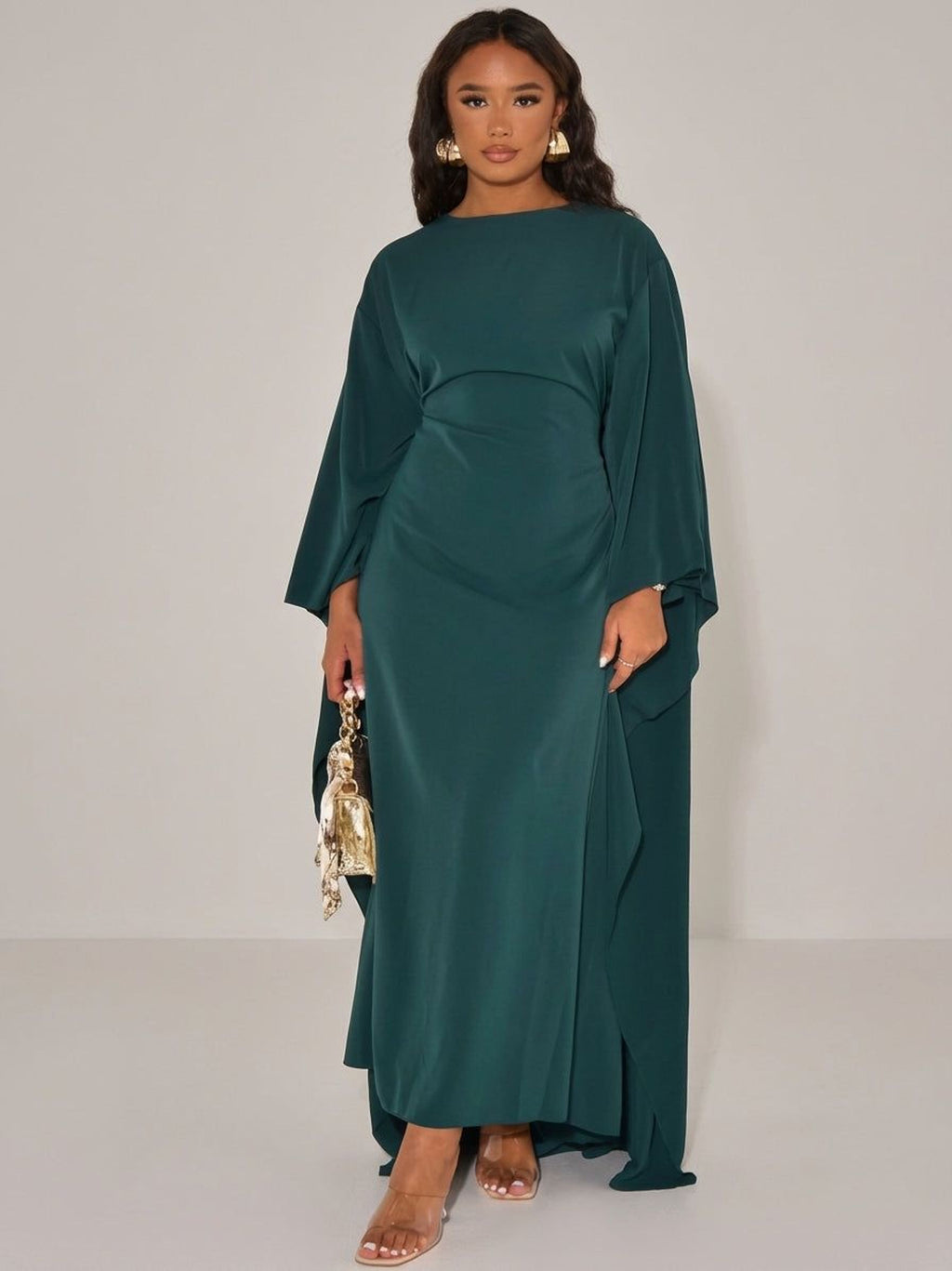 Celeste Vire | Women's Elegant Flared Sleeve Dress