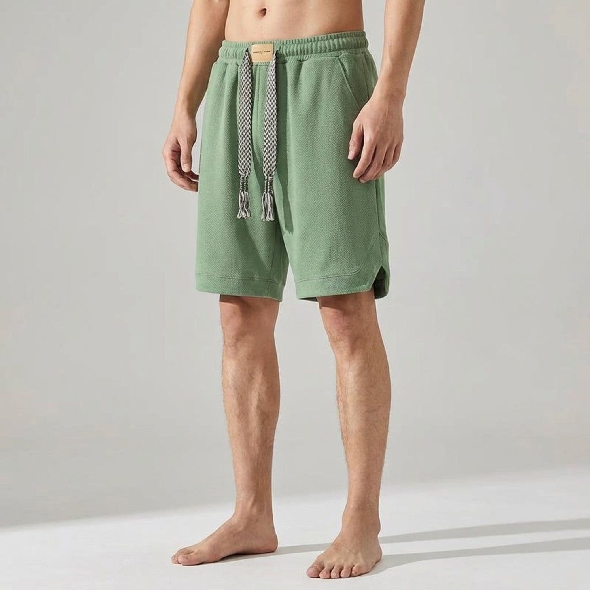 Lorenzo Vex | Men's Waffle Knit Lounge Shorts