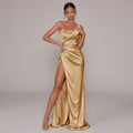 Elodie Varn | Women's Long Satin Dress