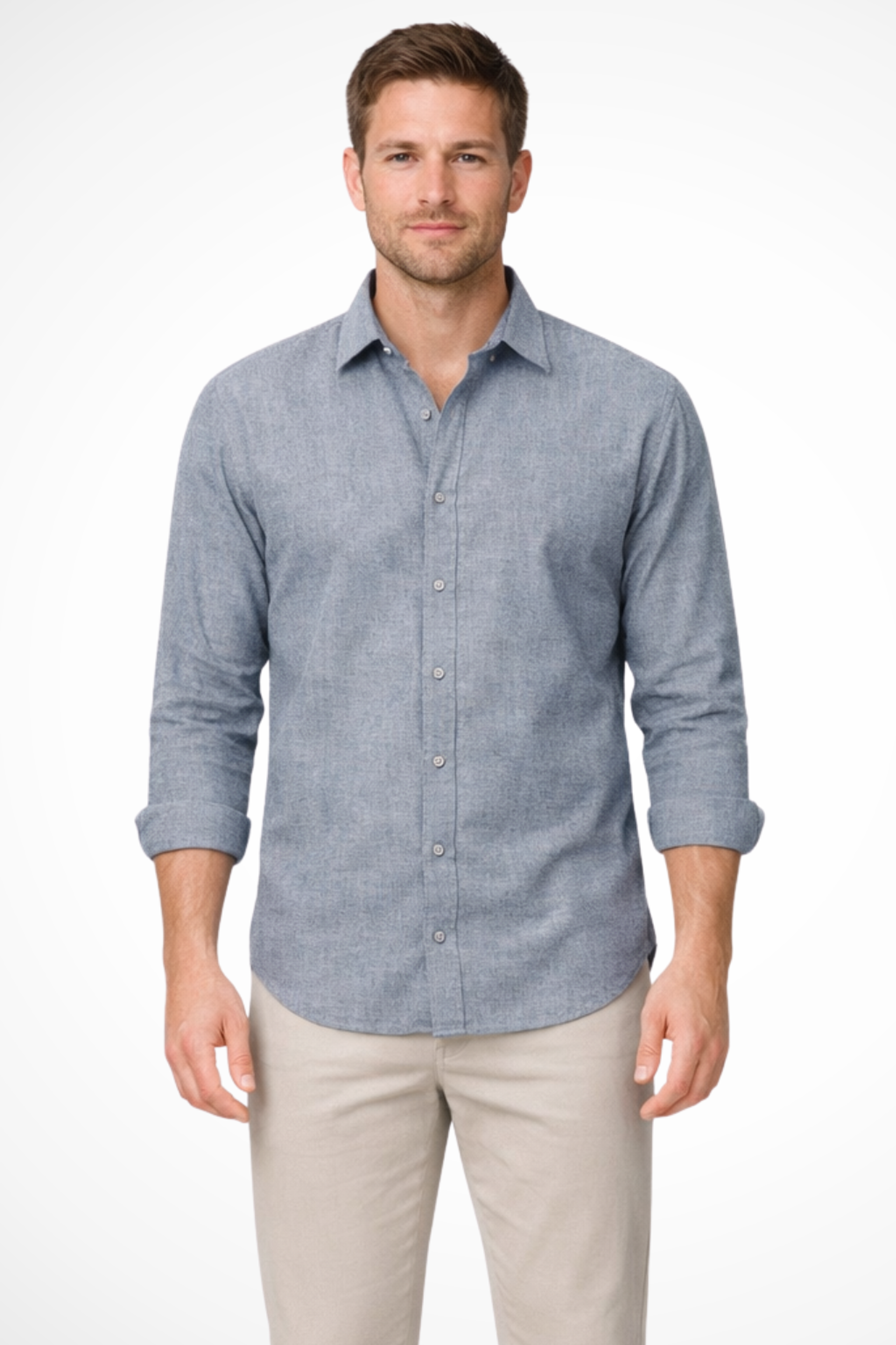 Rafael Brin | Men's Long Sleeve Button-Up Shirt