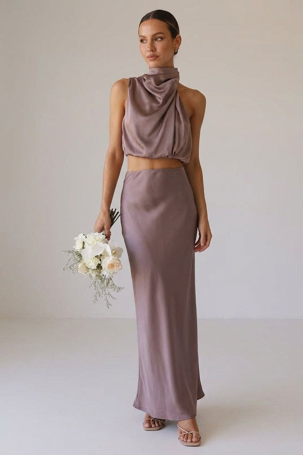 Céleste Vion | Women's Satin Evening Dress