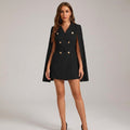 Elodie Vire | Women's Cape Blazer Mini Dress