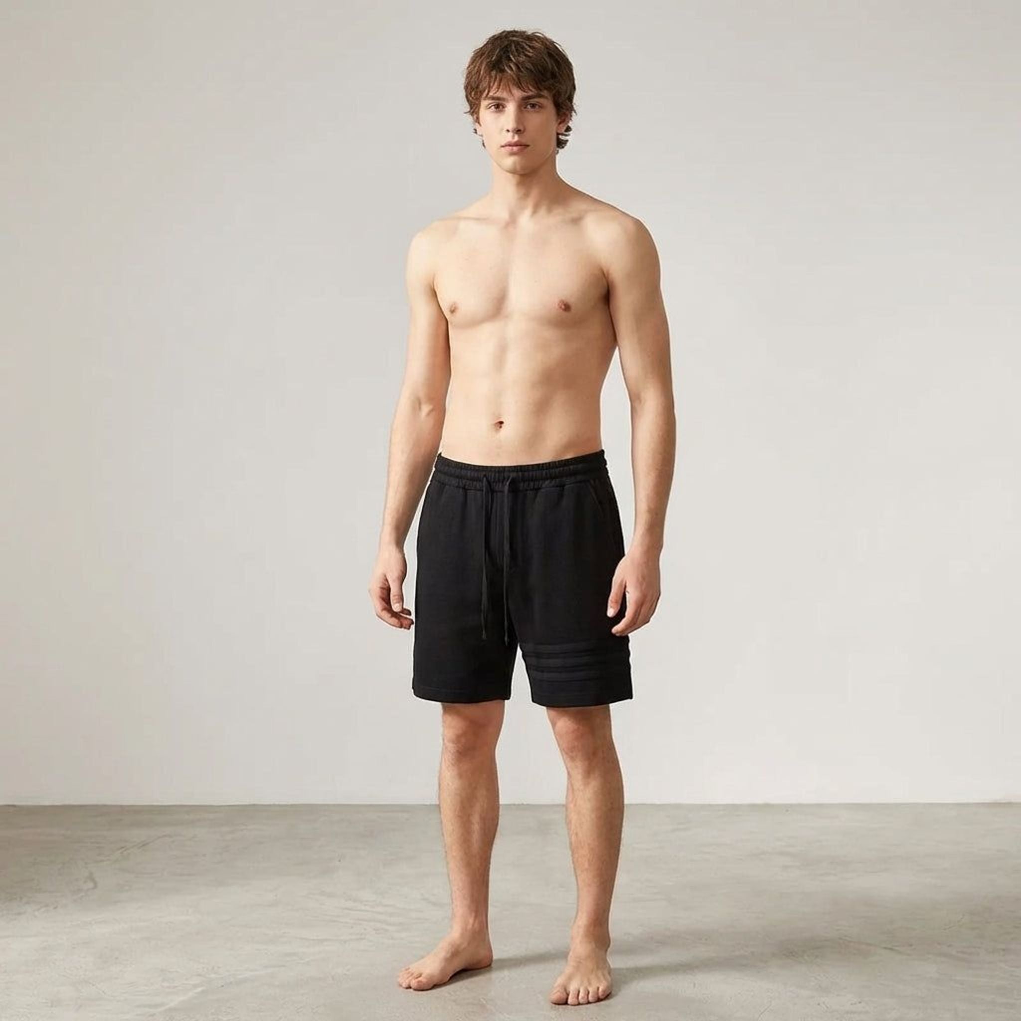 Lior Kall | Men's Relaxed Fit Stripe Shorts