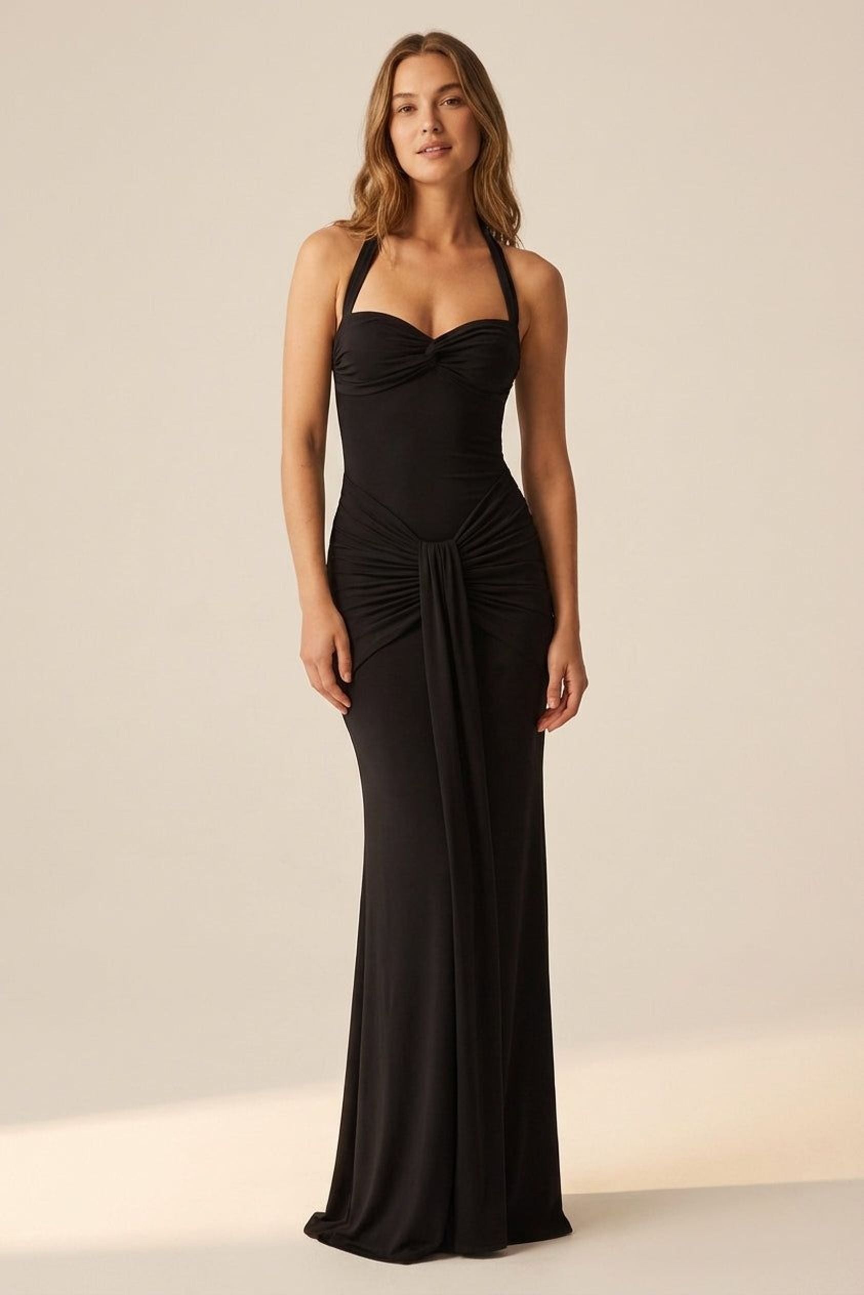 Elodie Vesper | Women's Halter Neck Maxi Dress