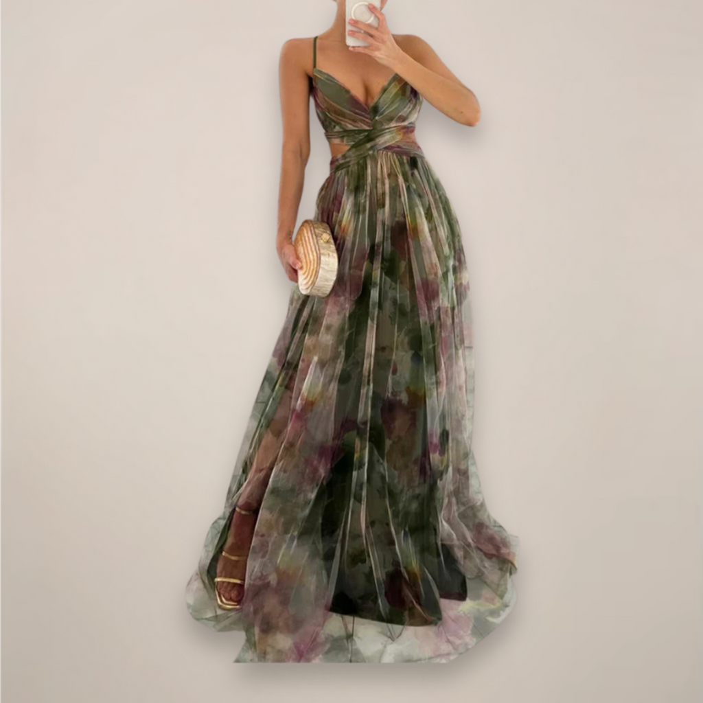 Céleste Vair | Women's Floral Maxi Dress