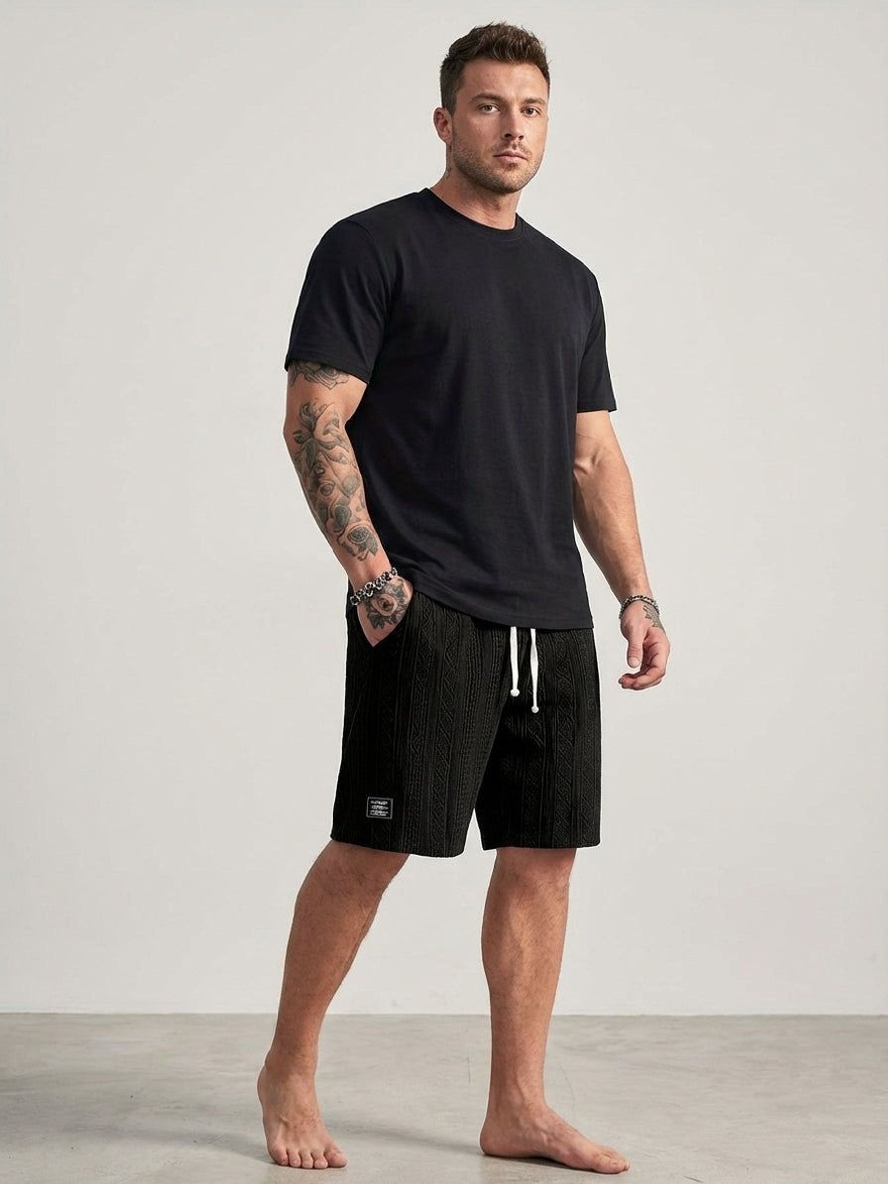 Lorenzo Voss | Men's Knit Lounge Shorts