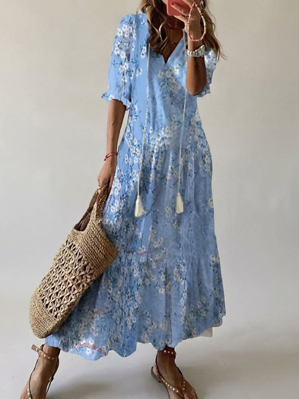 Clara Ventis | Women's Bohemian Maxi Dress