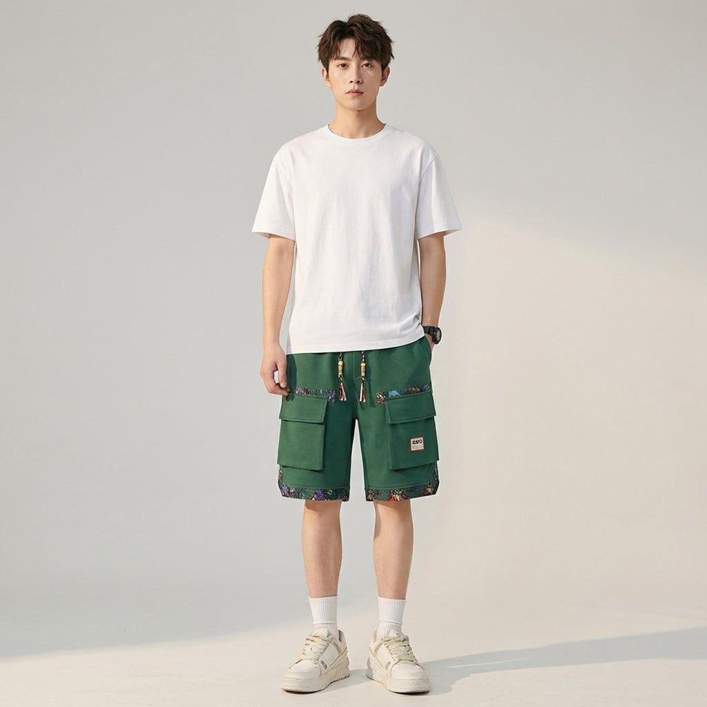Luca Fenn | Men's Cargo Shorts with Pockets