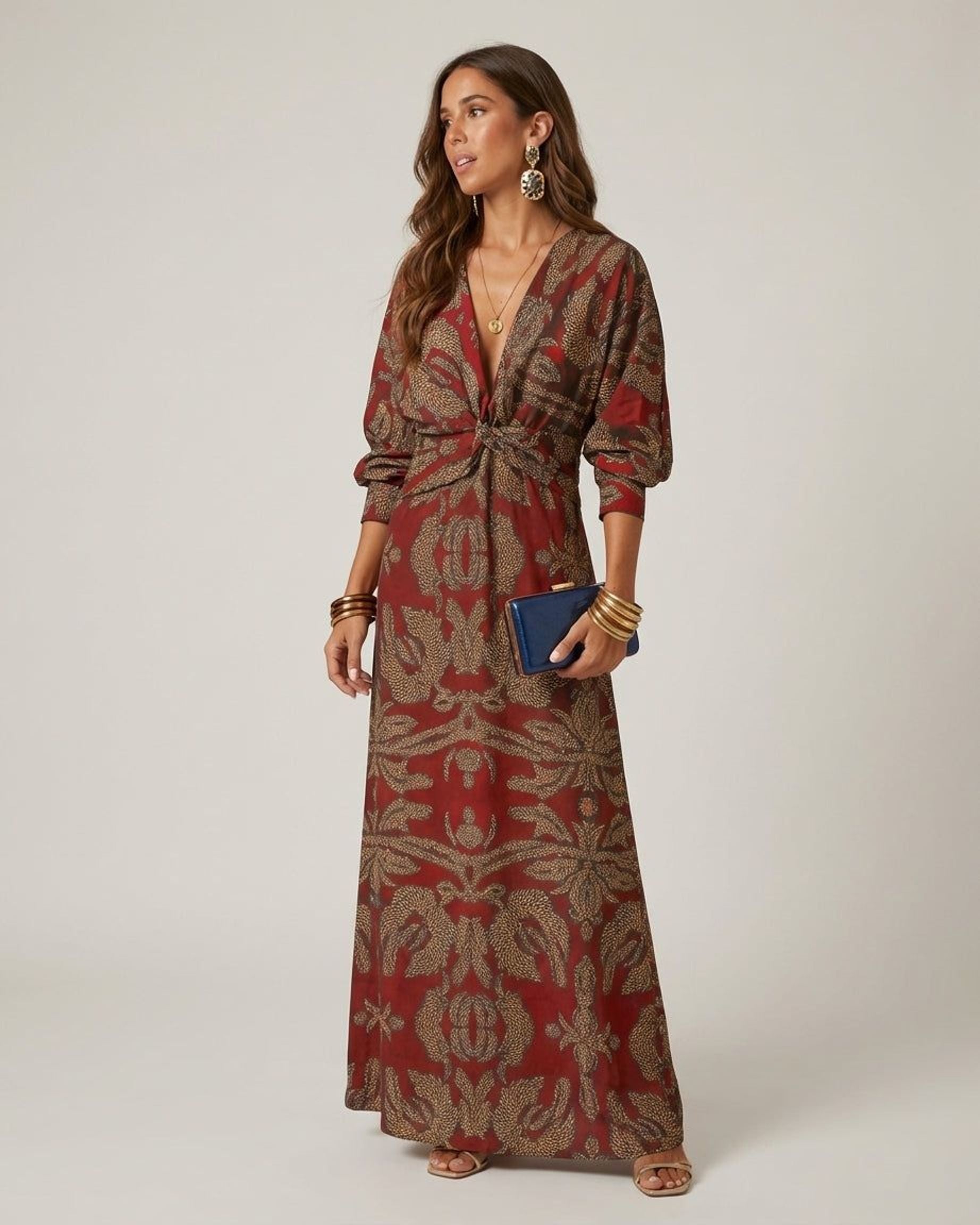 Marielle Vant | Women's Elegant Blue Dress