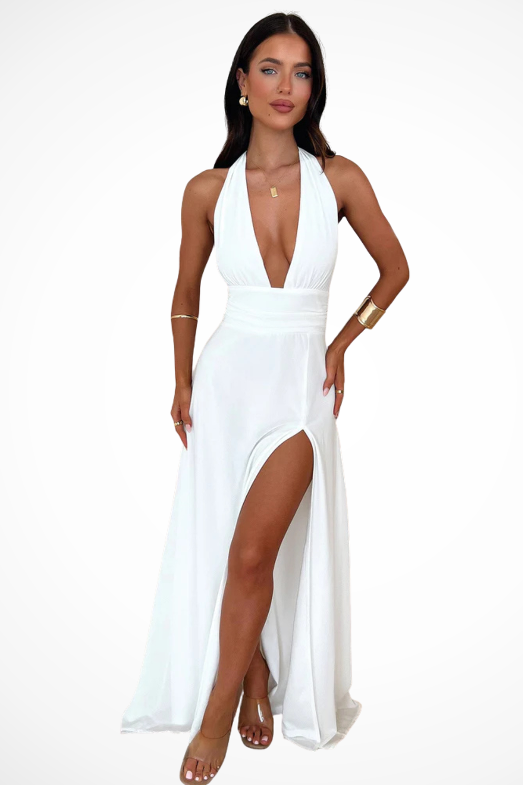 Elodie Vesper | Women's Halter Neck Maxi Dress