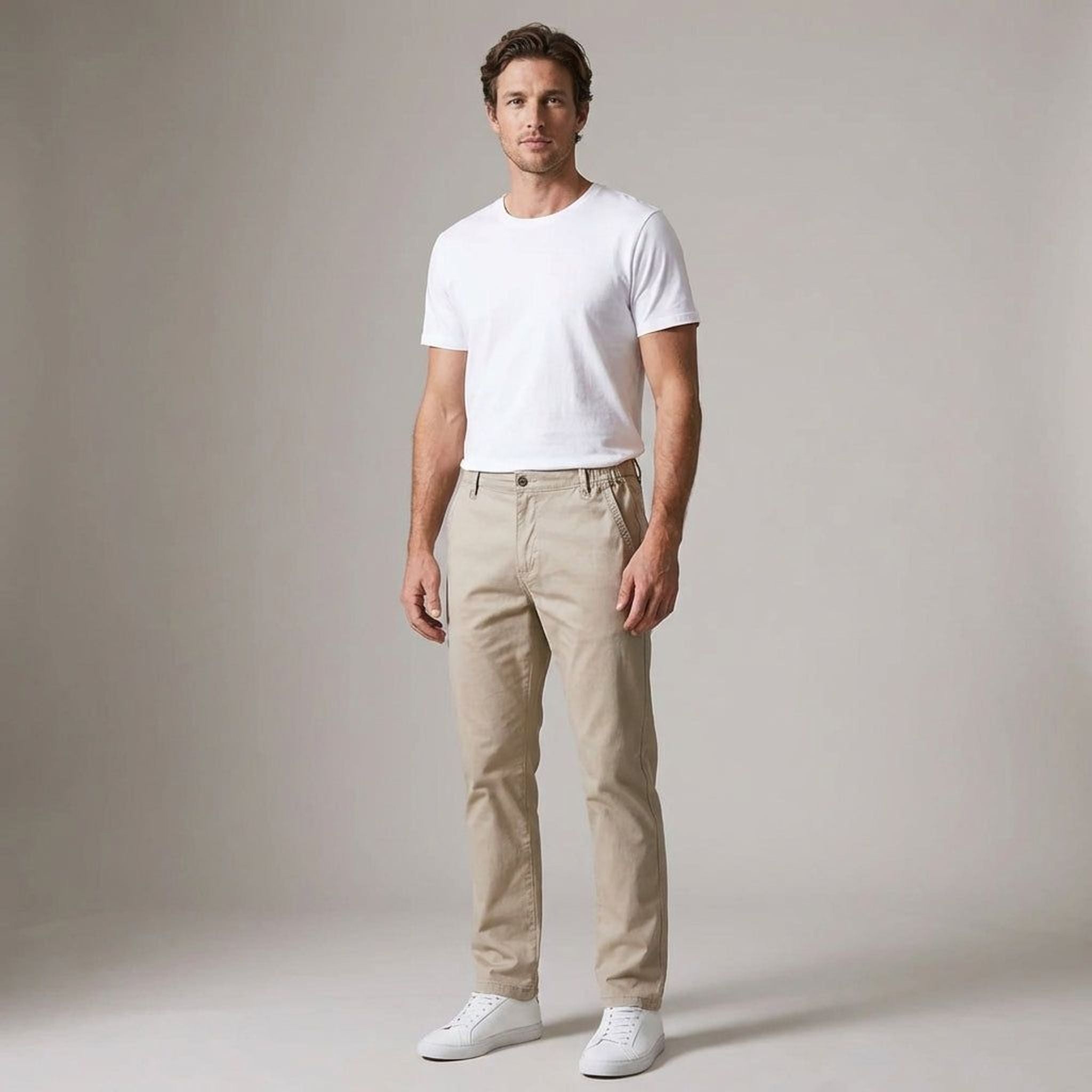 Lucien Brask | Men's Classic Casual Shorts with Stretch Waist