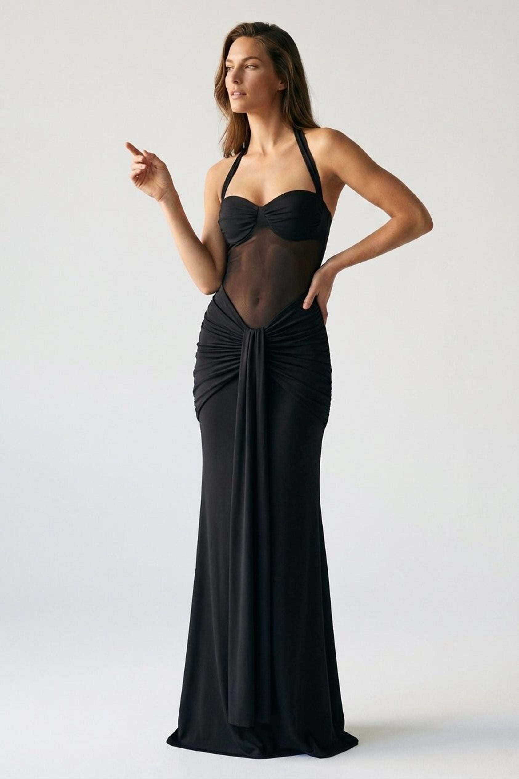 Elodie Vesper | Women's Halter Neck Maxi Dress